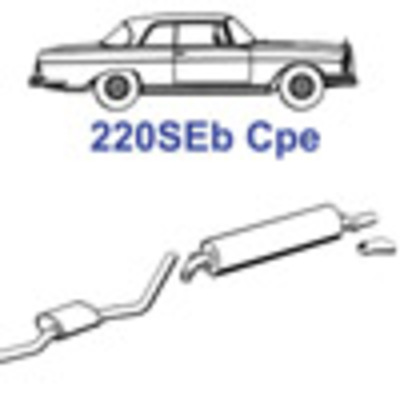 49.a Auspuff 220SEb