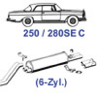 49.b Auspuff 250/280 SE C