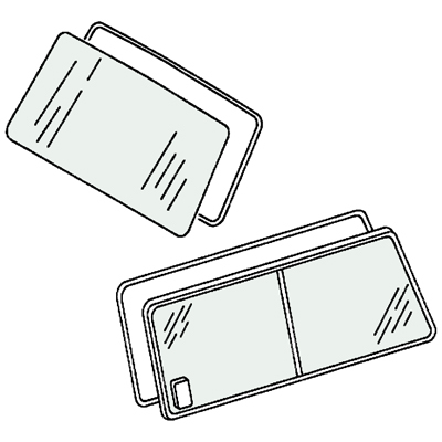 67.g Window glass, G-models
