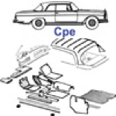 68 Coupe: Innenraum Verkleidungen, Dämmung