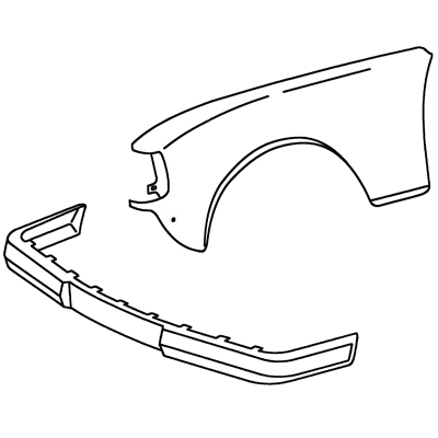 88. Front and rear end sheet metal