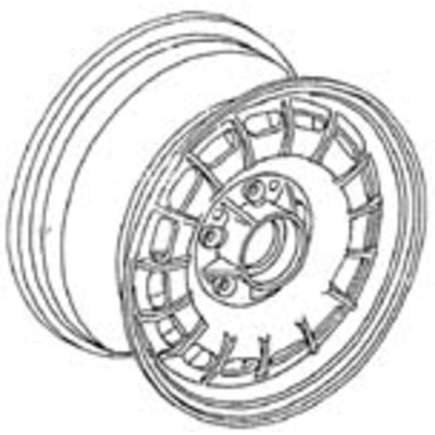 [240000] A1264001902 Barock-Felge "Fuchs", 6 j x 14 H