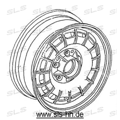 [740001] A1264002102 Alufelge 6,5x14 ET30 H2 "Fu