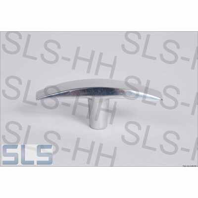 Alu handle, hood release