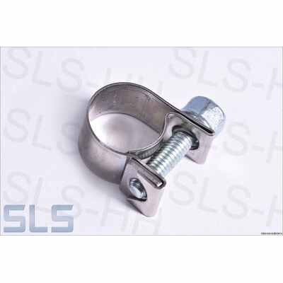 hose clamp for diam. 11mm, stainless steel