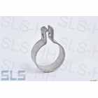 exhaust clamp 55,5mm, stainless steel, w/o screw