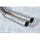 Front pipe 230LHD early, steel, coated, design as