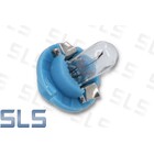 Glühlampe 12V, 1,2W, blauer Sockel BX8,5d
