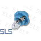 Glühlampe 12V, 1,2W, blauer Sockel BX8,5d