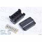 [24] Set: plug-in coupling 8-pole (W), return 107 and much more. Set: contains 8x soldering sleeve + 1x housing cap + 1x housing main part