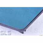 mirror glass,LH, late version, blue colored, with