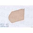 raw wooden fibre card, LH footwell covering