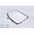 Set 5-pcs., chrome shells Euro-bumper