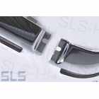 Set 5-pcs., chrome shells Euro-bumper