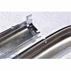 Set 5-pcs., chrome shells Euro-bumper