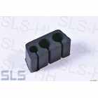 Rubber guide / dampener for 3 lines