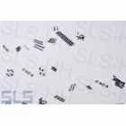screw set chrome plated 300SEL 6,3 238pcs.