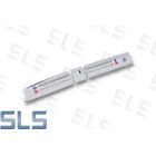 Set 3-pcs. chrome escutcheon LHD heater levers