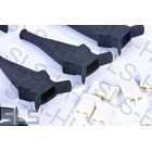 [bits] Set D-Jet "450" Anschlussstecker mit Gummikappen