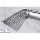[115] Set rear skirt Euro-bumper, ALU, 3-pcs