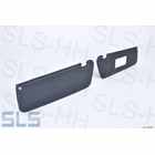 [excl.bits] Set of sunvisors SL, lh+rh, black, without brackets
