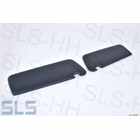 [excl.bits] Set of sunvisors SL, lh+rh, black, without brackets