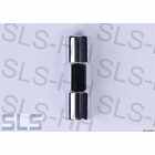 Threaded tube, rear lock