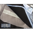 Verdeckbezug W113 schwarz/beige früh