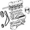 01, 03 Frequently required engine parts M180