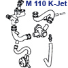 09.b M110 K-Jet Hoses: Vent and Idle Air
