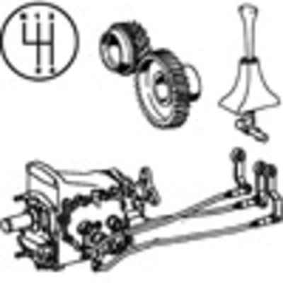 26.a 4-Gang manuell, Schaltung und Getriebe