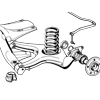 35.b Wheel suspension, standard diag.ctrl.arm