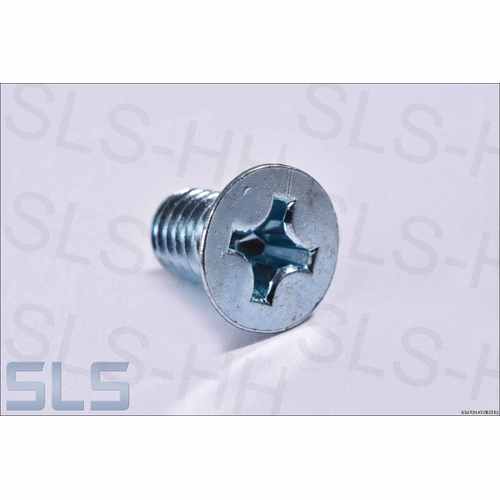 Bolt, countersunk with cross recess, M6x10