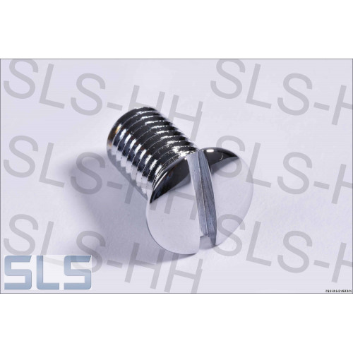 Chromed countersunk screw M10 x 20 DIN 91