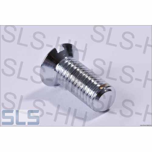 Chromed countersunk screw M10 x 25 DIN 91