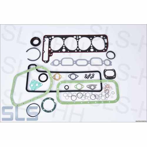 Engine gasket set,->'58 f.late exhaust