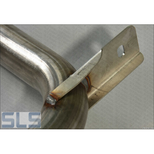 Exhaust system stainless, 3pce