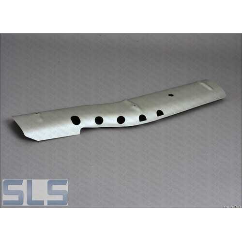 Front Heat Shield for Exhaust Pipes, centre section