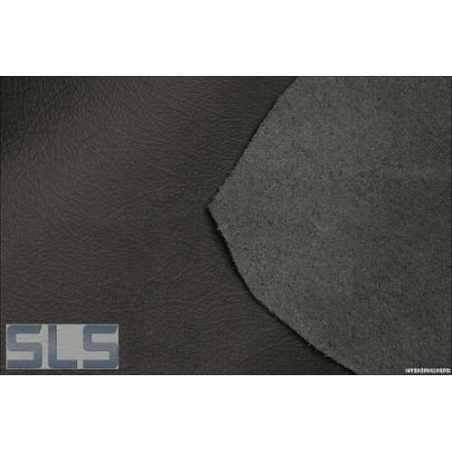 Jump seat cover, leather black
