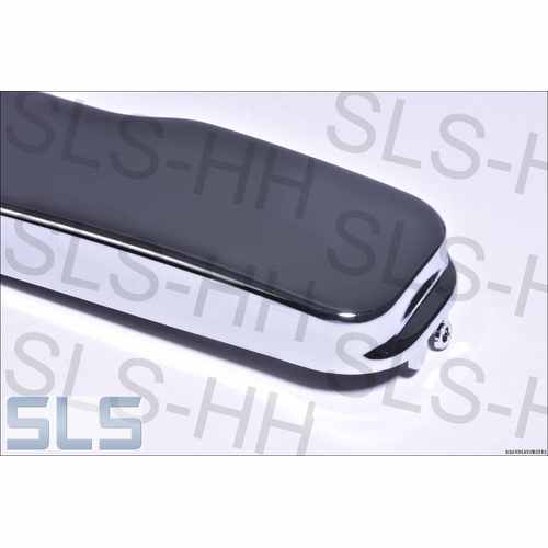 Pair chrome covers, seat LH, late style