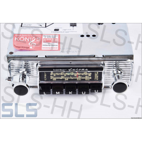 Radio"Becker Europa Transistor" extra equipment