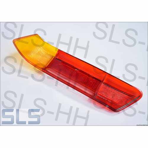 Right Tail Lamp Lens w/o. frame, red/yellow