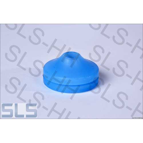 Rubber grommet 11/30, blue silicon rubber