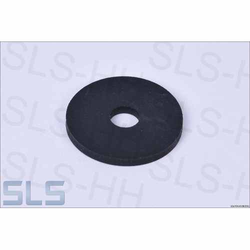 Rubber washer for door glass