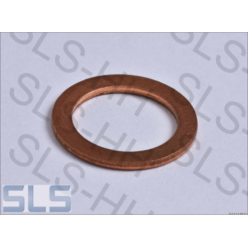 Seal ring 14x20x1,5 copper, e.g. oilpan