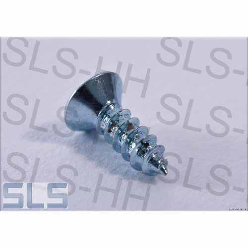 Self tapping screw, zinc plated