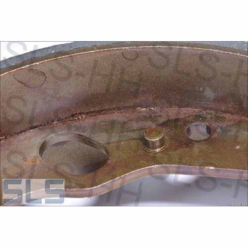 Set late brake shoes 65mm 4pce (exchange)