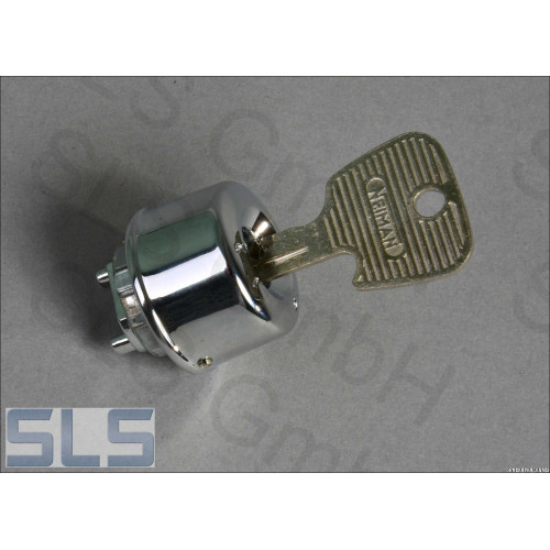 Set locking cyl. ign. with chrome cap, fits ->07.67