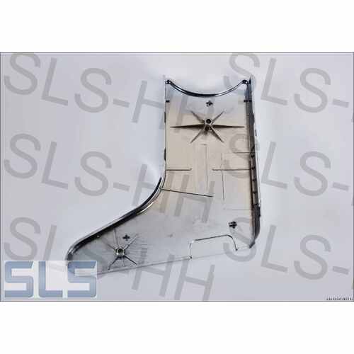 SL 107 Lower Right Chrome Seat Hinge Cover