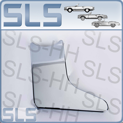 SL 107 Lower Right Chrome Seat Hinge Cover